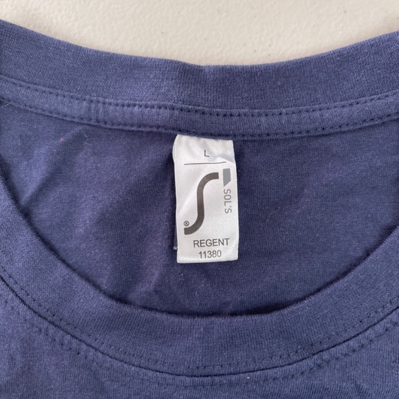 SOL’S "I play games" Navy Tshirt Large - Picture 3 of 7